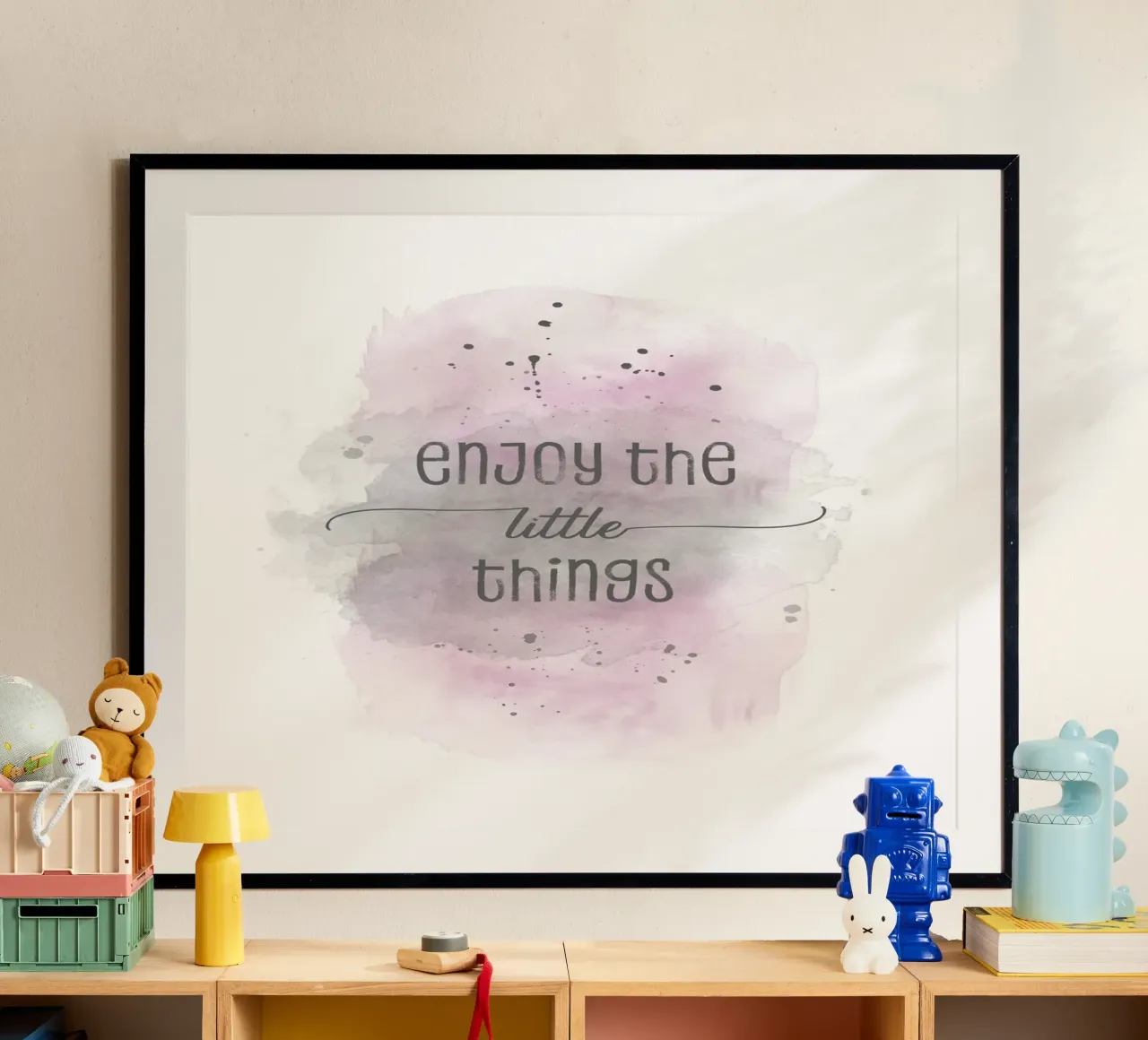 Godetevi le piccole cose | Aquarell rosa carta hahnemühle da Melanie Viola