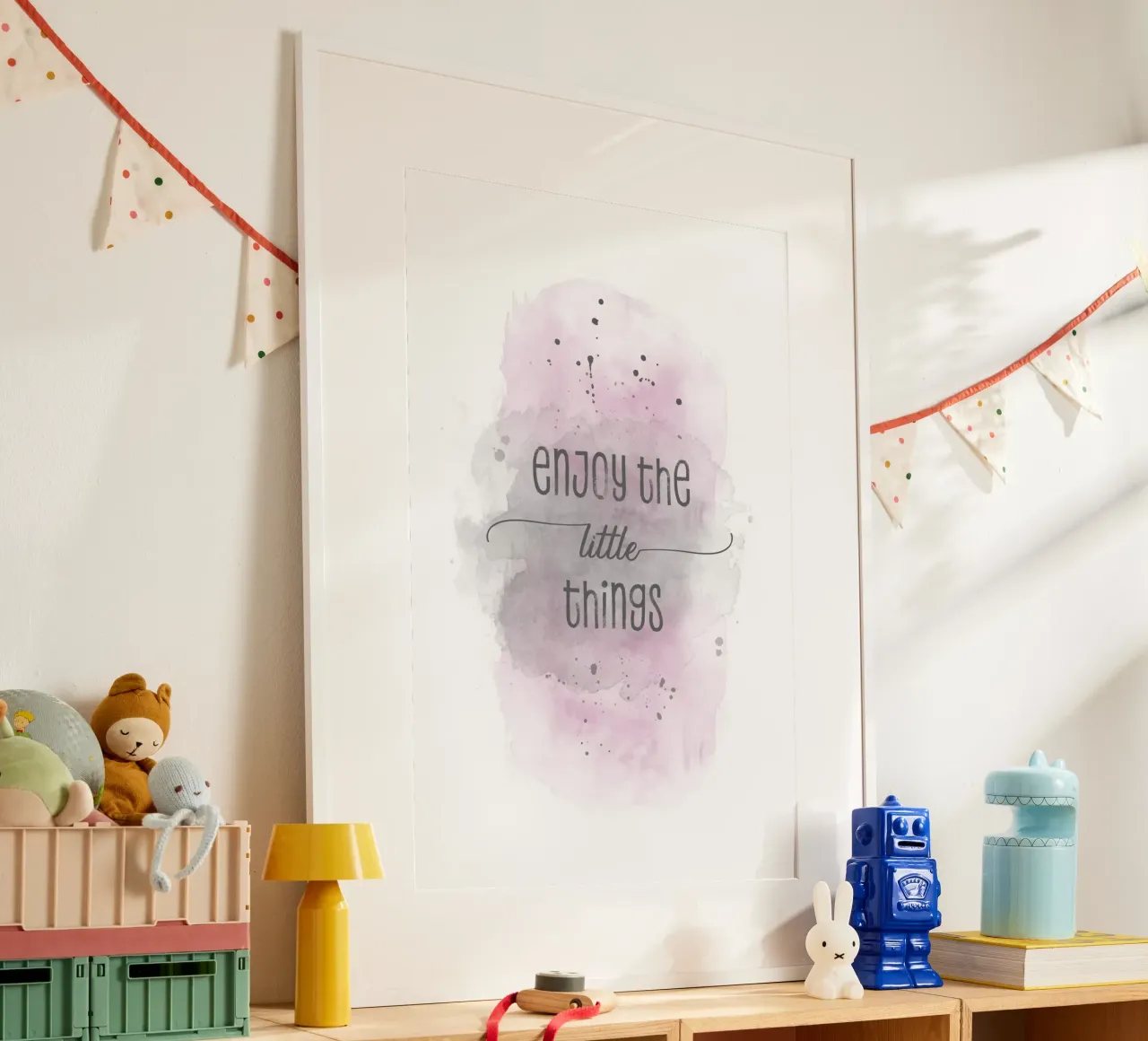 Godetevi le piccole cose | Aquarell rosa carta hahnemühle da Melanie Viola