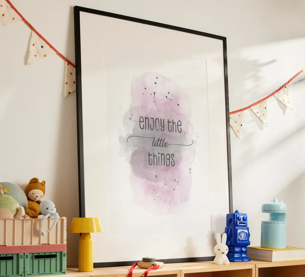 Godetevi le piccole cose | Aquarell rosa carta hahnemühle da Melanie Viola
