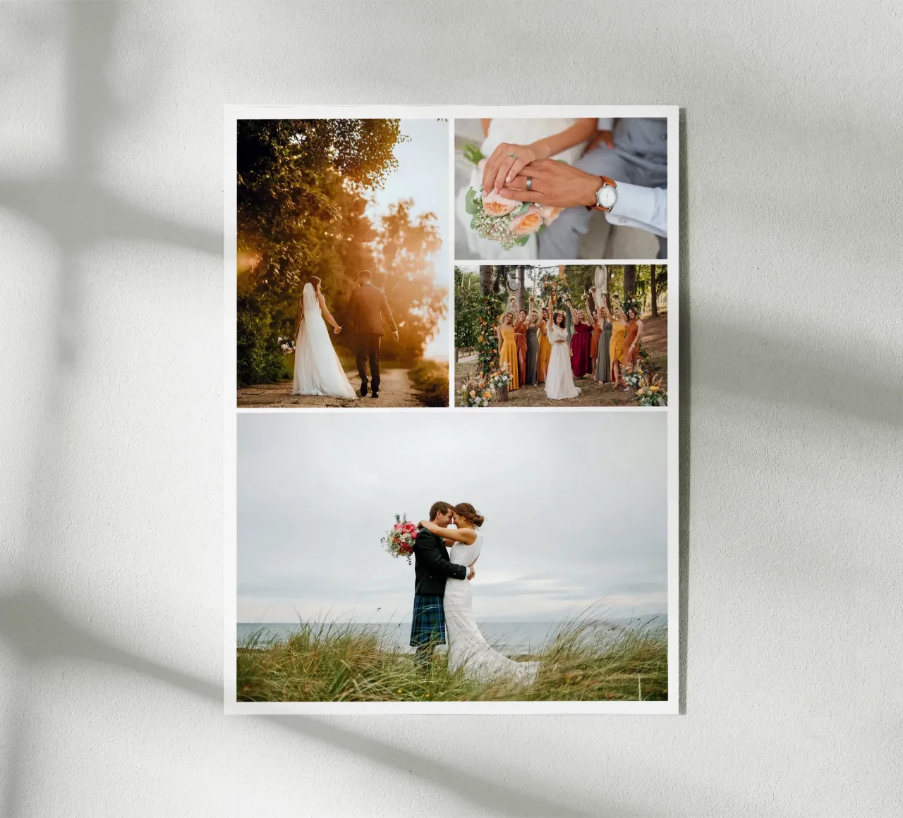 Semplice collage verticale o orizzontale plexiglass da Katja Stehle Design