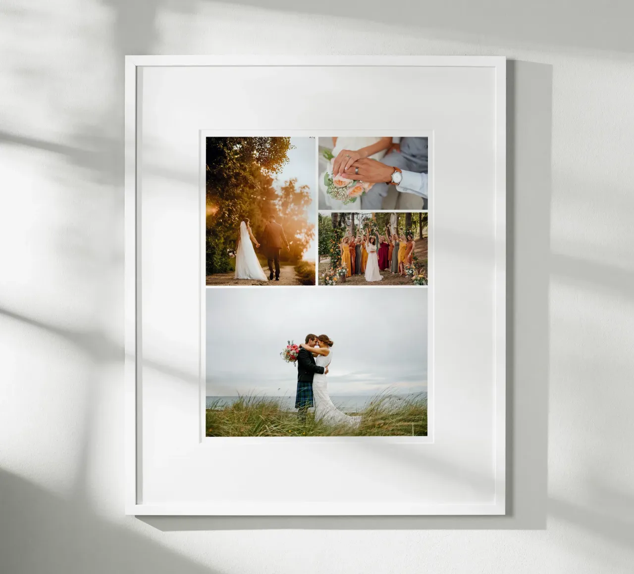 Semplice collage verticale o orizzontale poster con telaio in alluminio da Katja Stehle Design