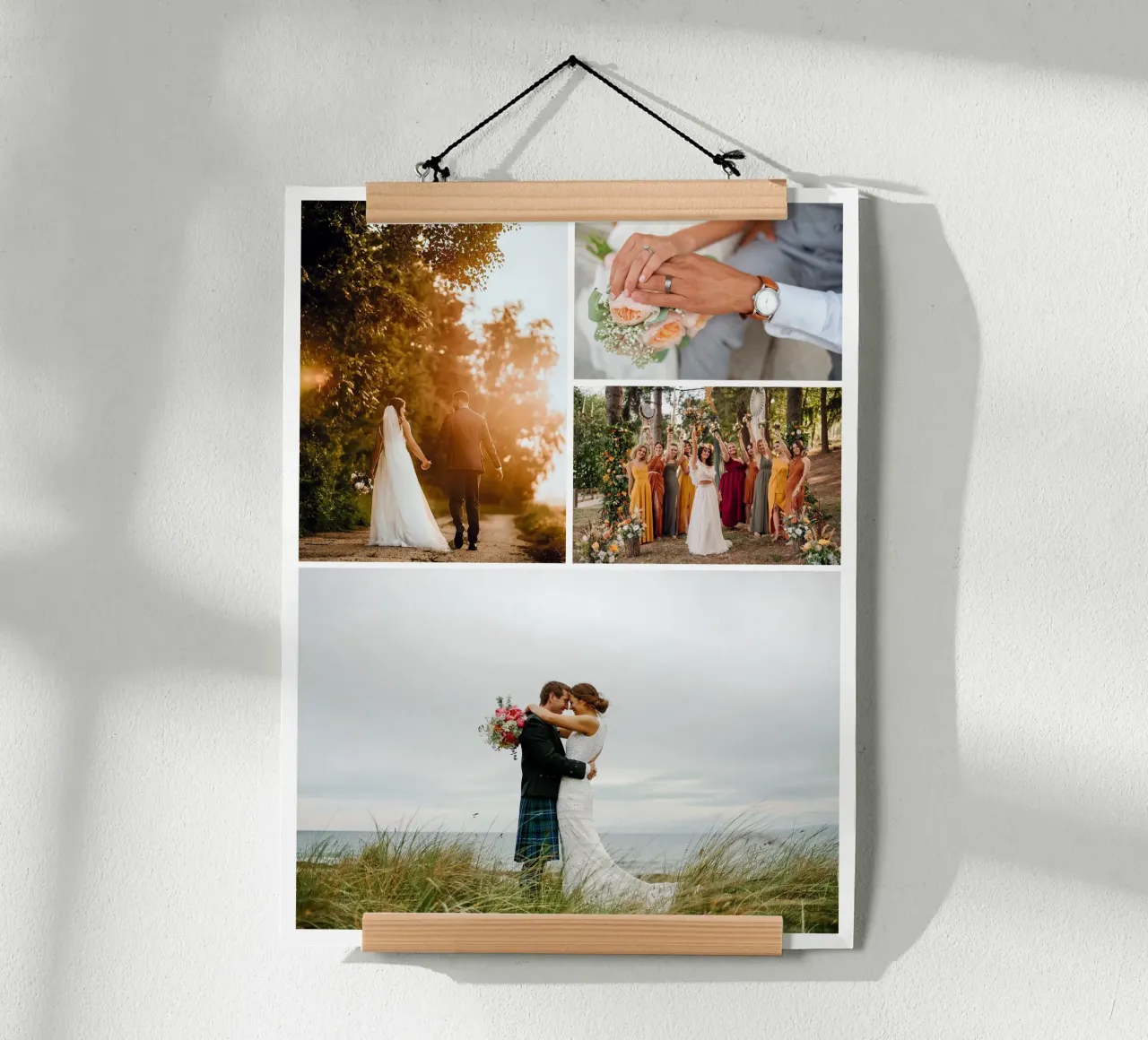 Semplice collage verticale o orizzontale poster con telaio in alluminio da Katja Stehle Design