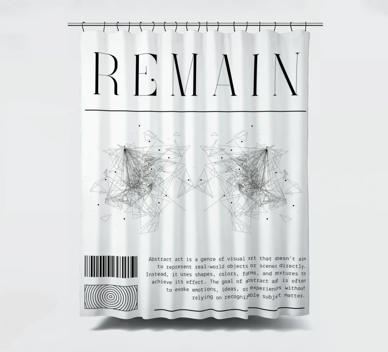 REMAIN | 01 Duschvorhang von Einfach Uebel
