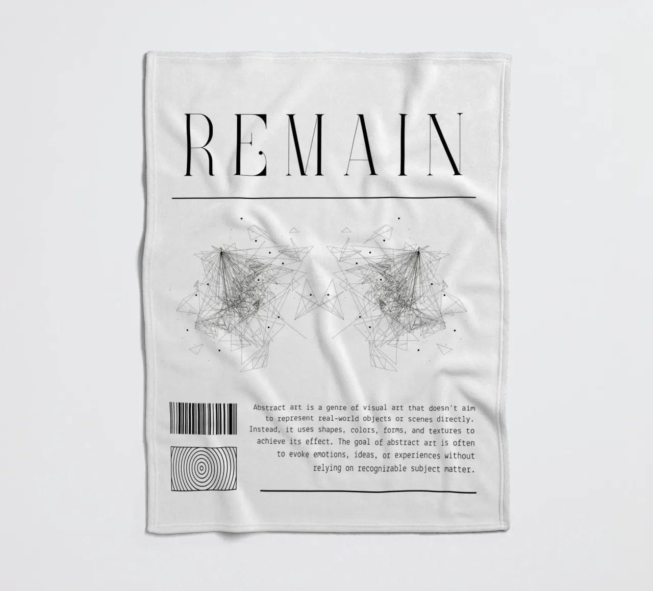 REMAIN | 01 coperta in pile da Einfach Uebel