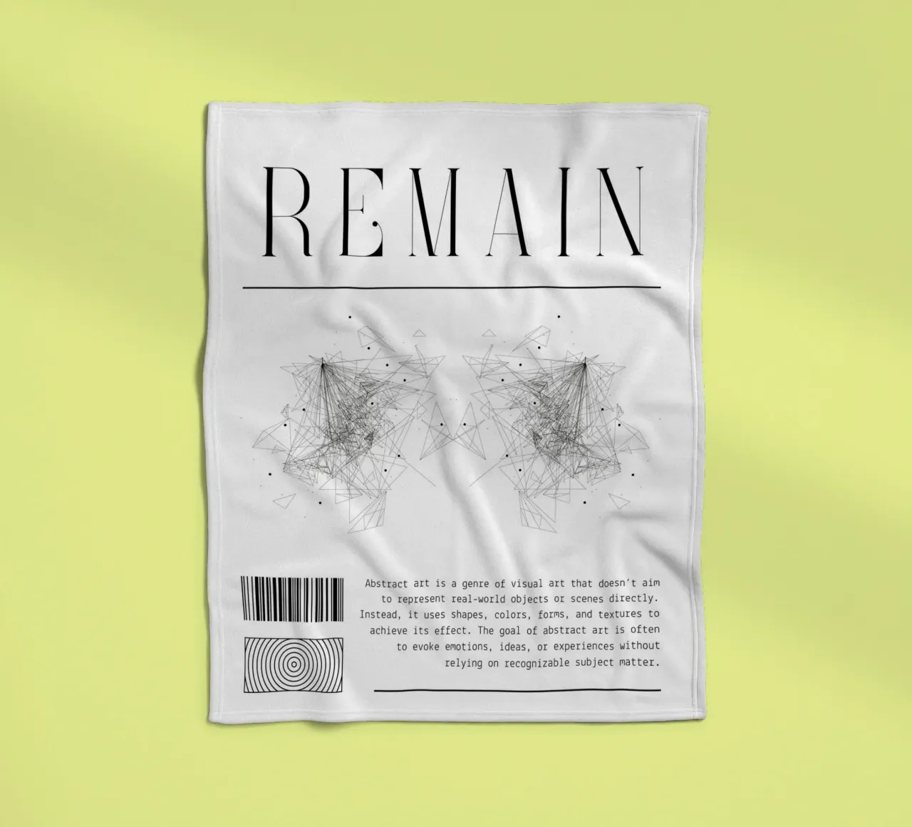 REMAIN | 01 coperta in pile da Einfach Uebel
