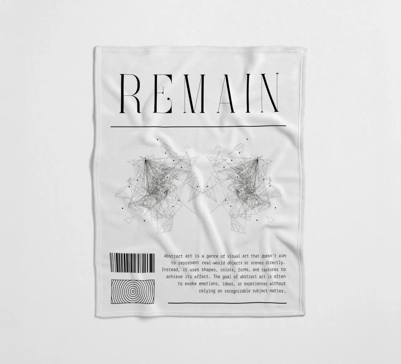 REMAIN | 01 coperta in pile da Einfach Uebel