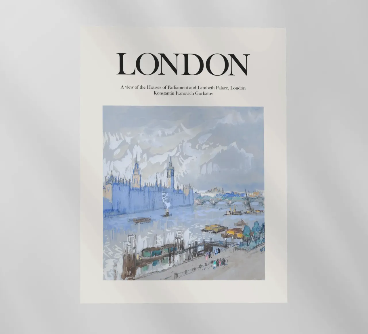 Londra, Regno Unito pellicola backlit da Vintagrafica