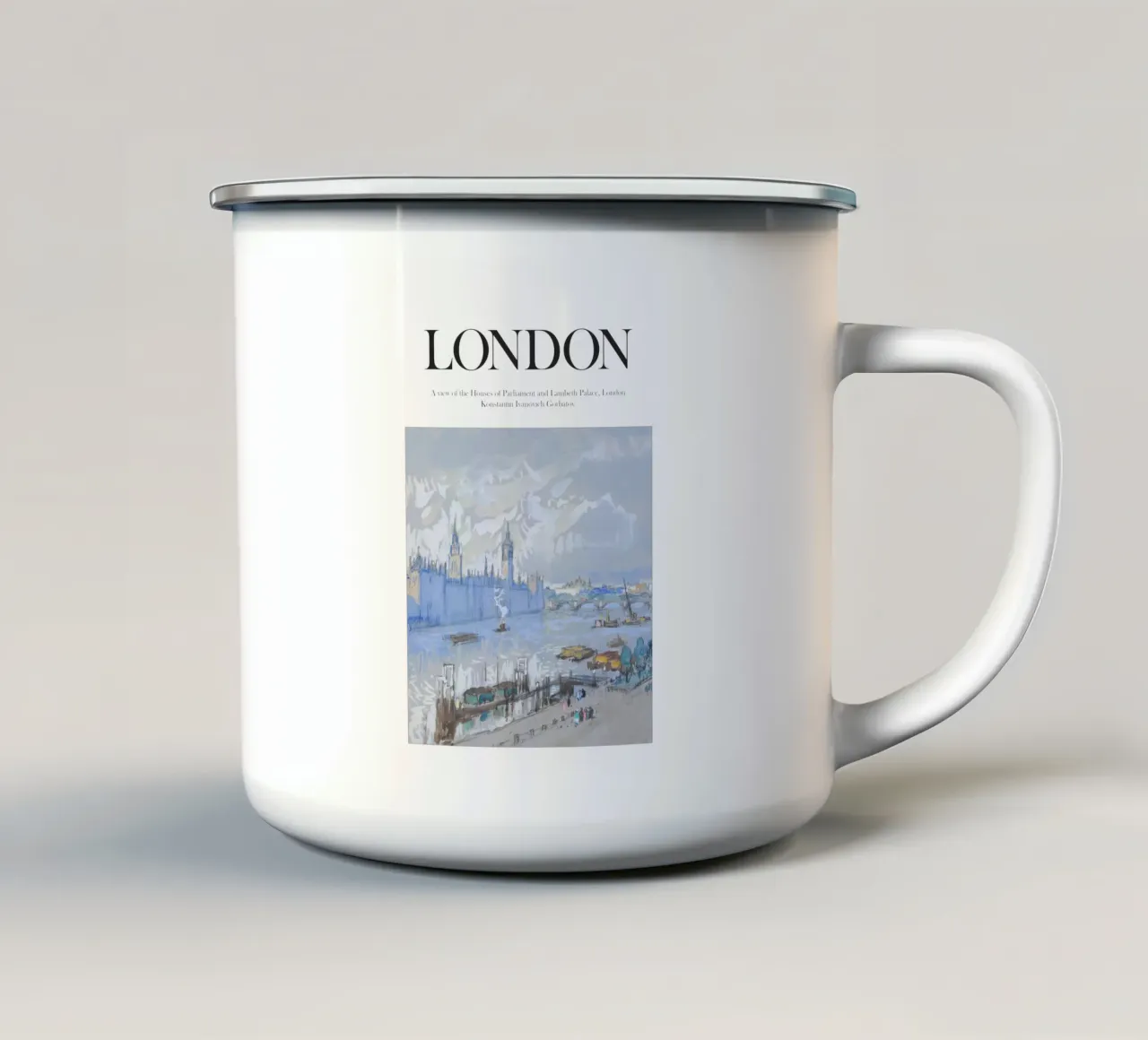 Londra, Regno Unito tazza in smalto da Vintagrafica