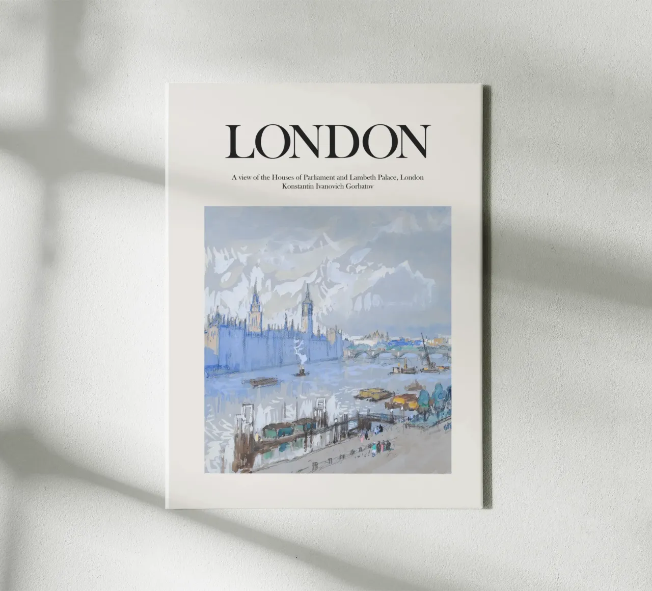 Londra, Regno Unito tela con Cornice a cassetta da Vintagrafica