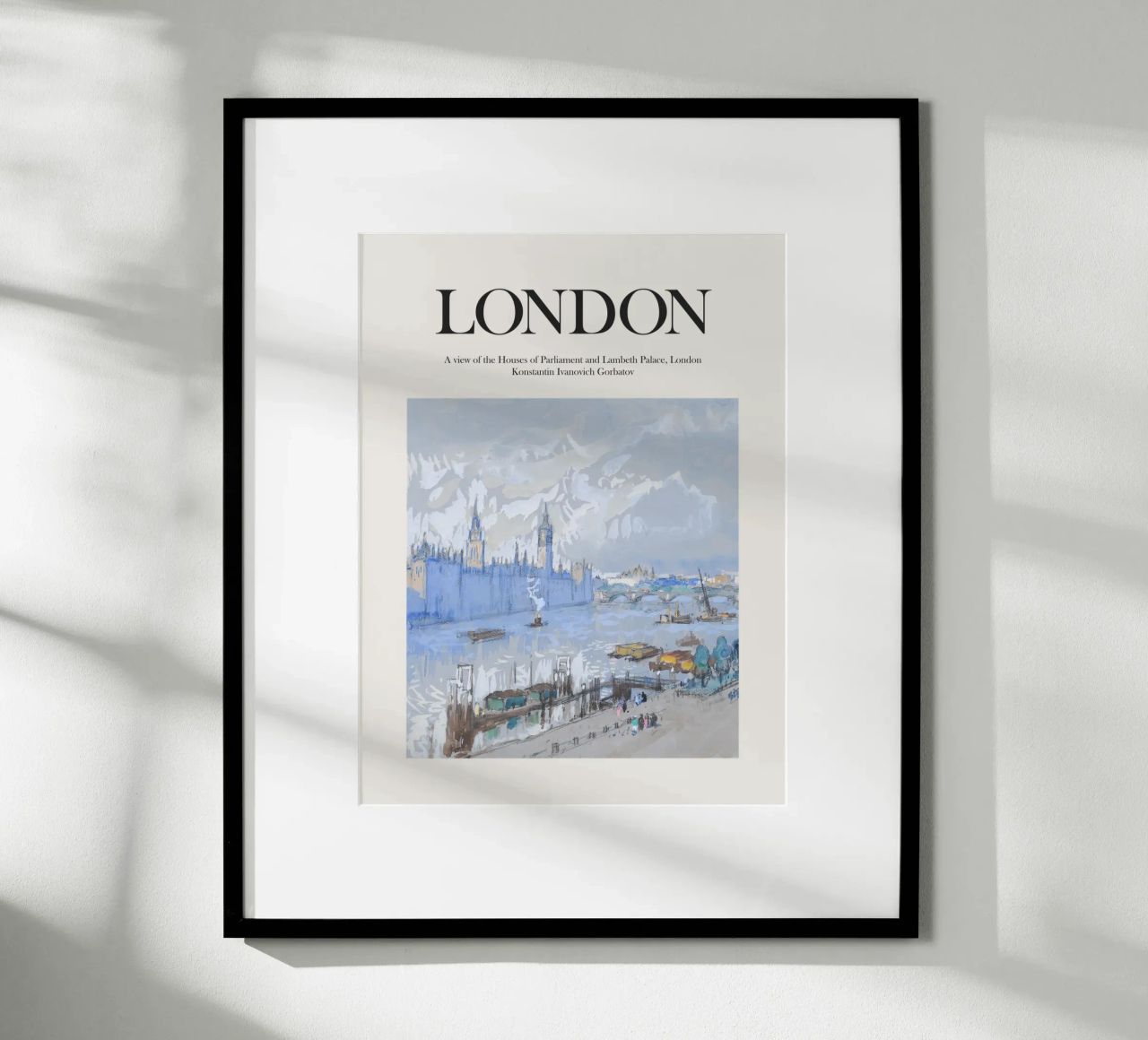 London, Vereinigtes Königreich Poster von Vintagrafica
