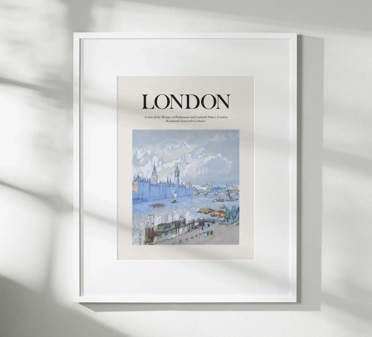 London, Vereinigtes Königreich Poster von Vintagrafica