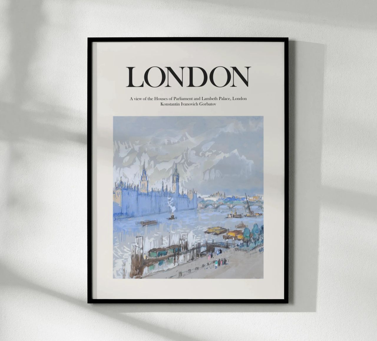 London, Vereinigtes Königreich Poster von Vintagrafica