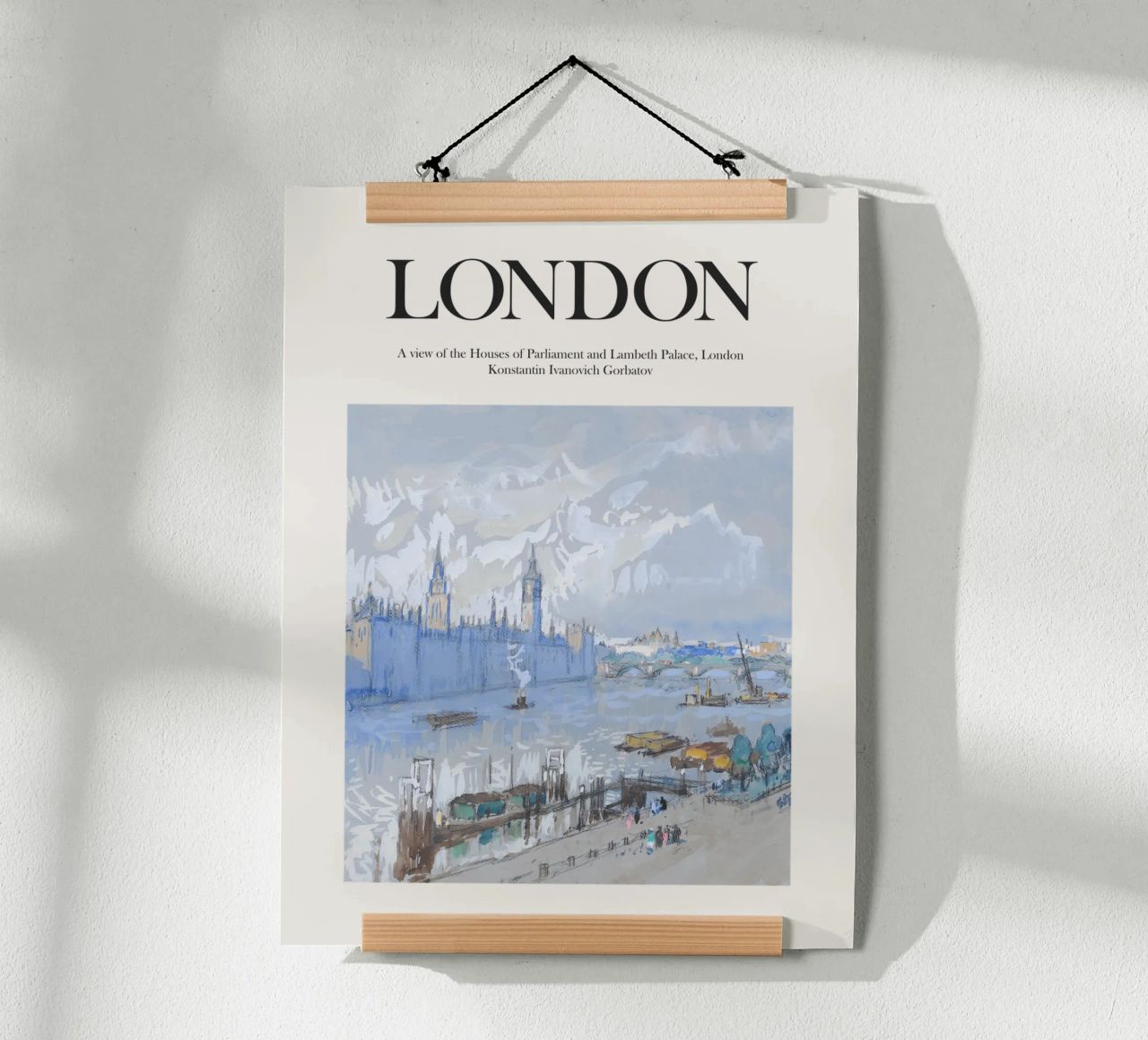 London, Vereinigtes Königreich Poster von Vintagrafica