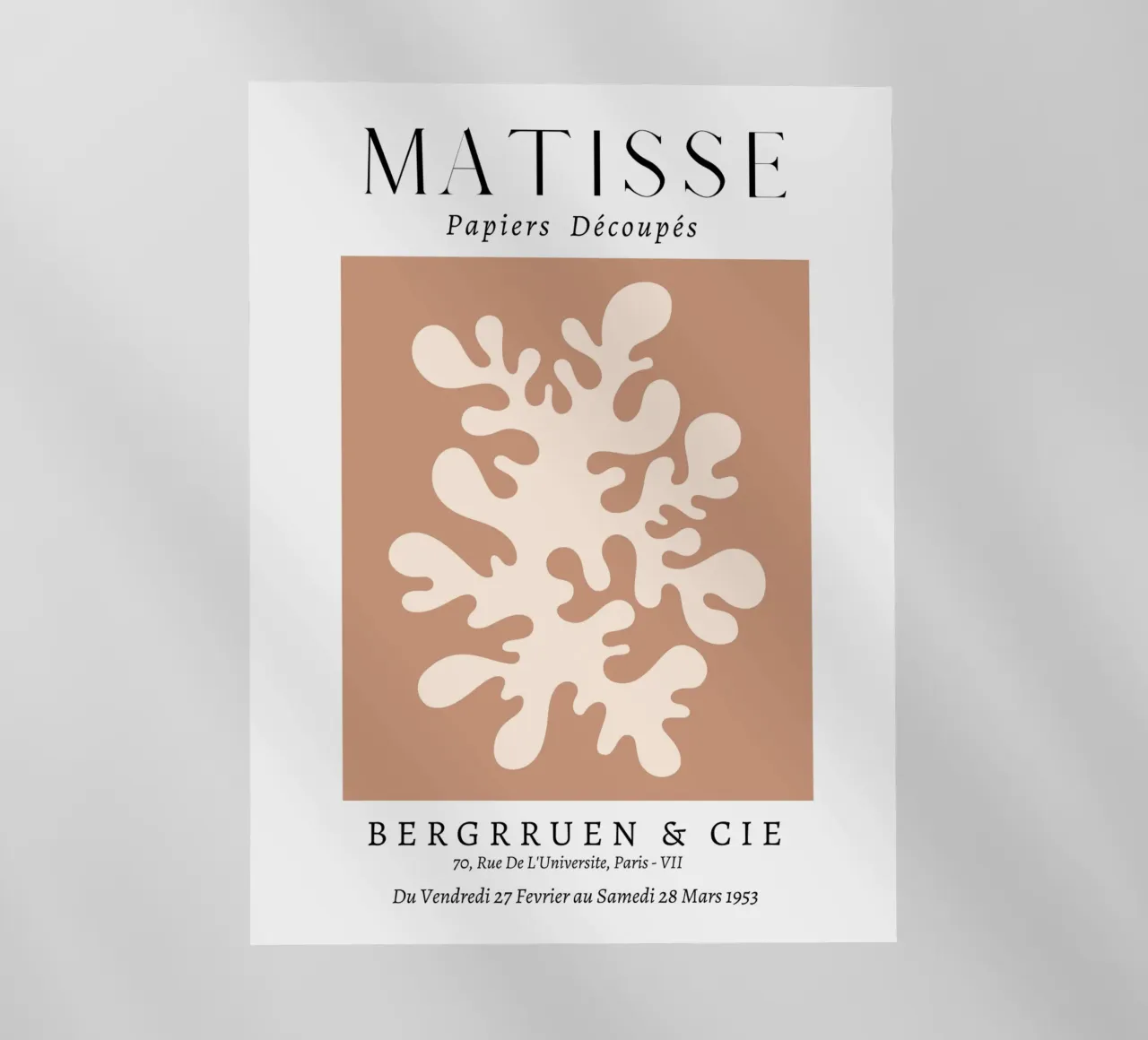 Beige Neutro Henri Matisse pellicola backlit da pdigitalprints