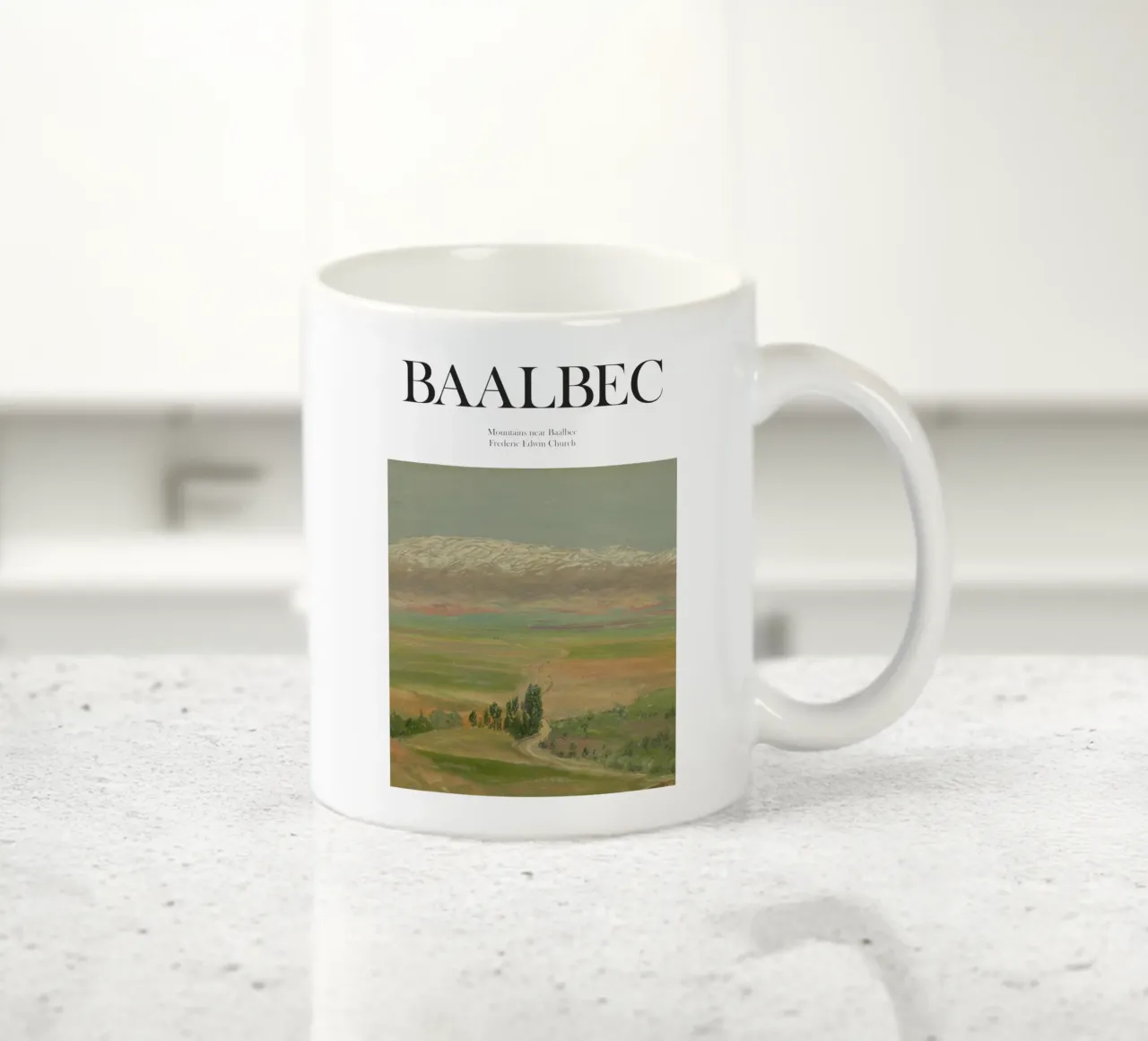 Baalbec, Libano tazza in ceramica da Vintagrafica