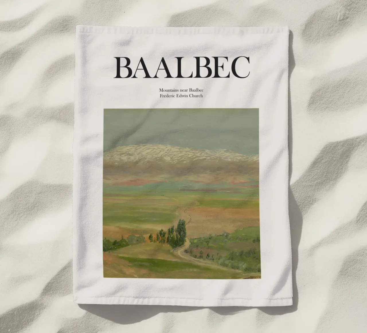 Baalbec, Libano telo mare da Vintagrafica