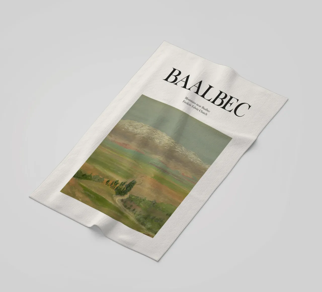 Baalbec, Libano telo mare da Vintagrafica