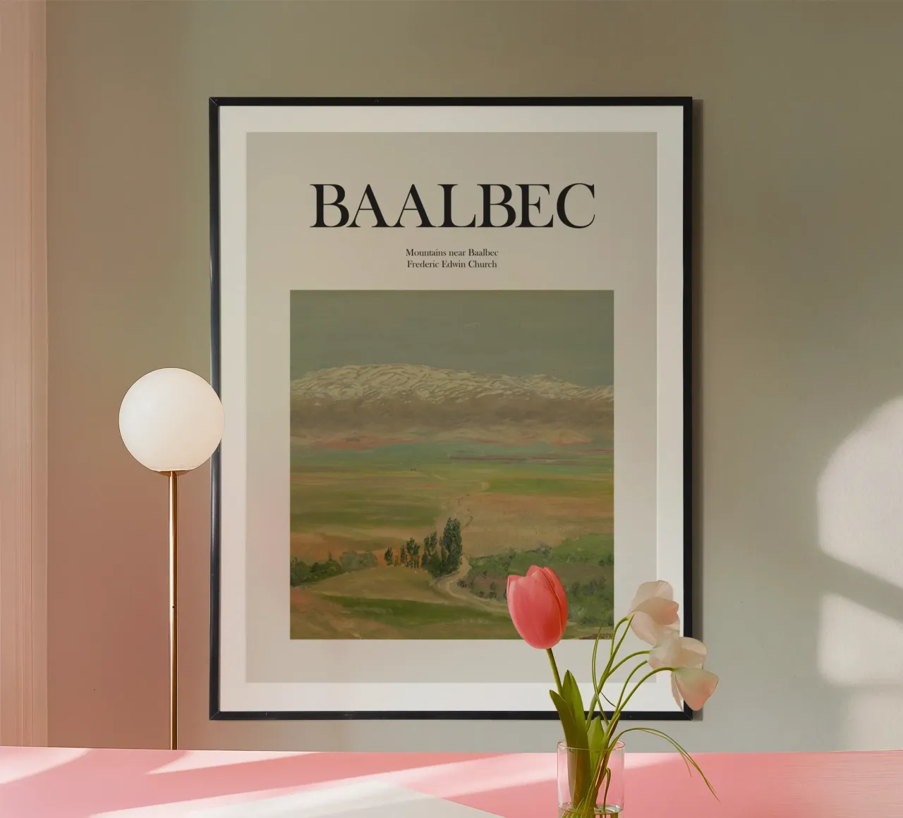 Baalbec, Libano carta hahnemühle da Vintagrafica
