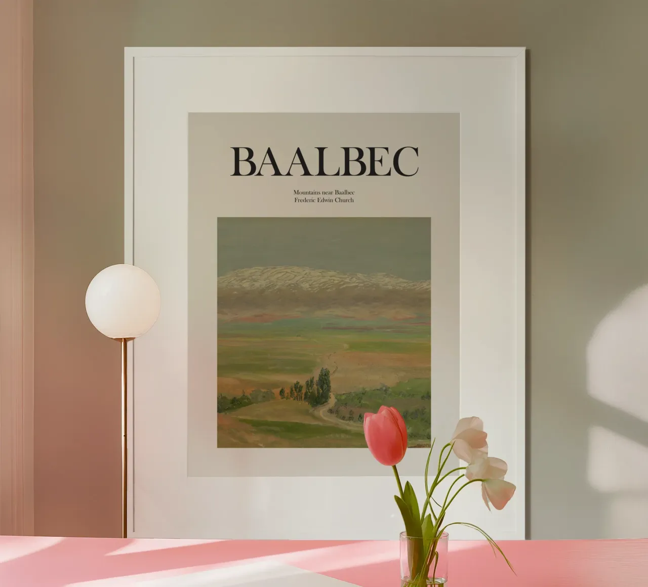 Baalbec, Libano carta hahnemühle da Vintagrafica