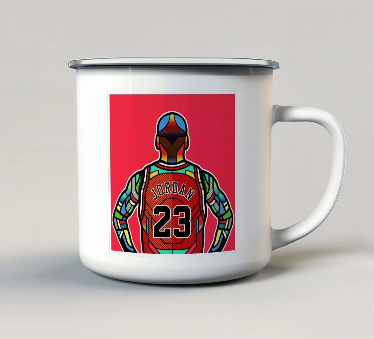 Jordan tazza in smalto da Van Orton Design
