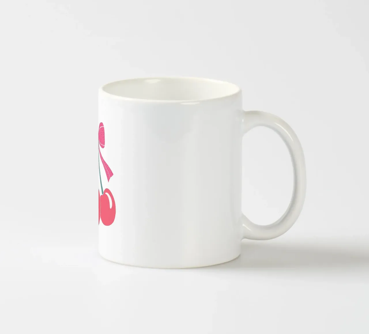 Cherries with Bow – Retro Sweetness tazza in ceramica da Claudia S. Design