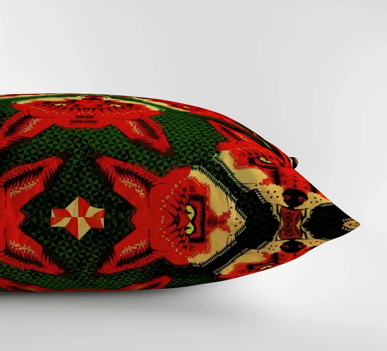 Geometric Fox Pattern cuscino da Chobopop