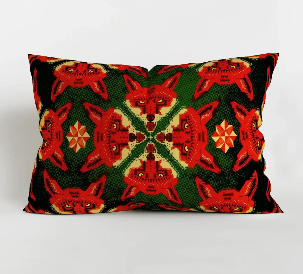 Geometric Fox Pattern cuscino da Chobopop