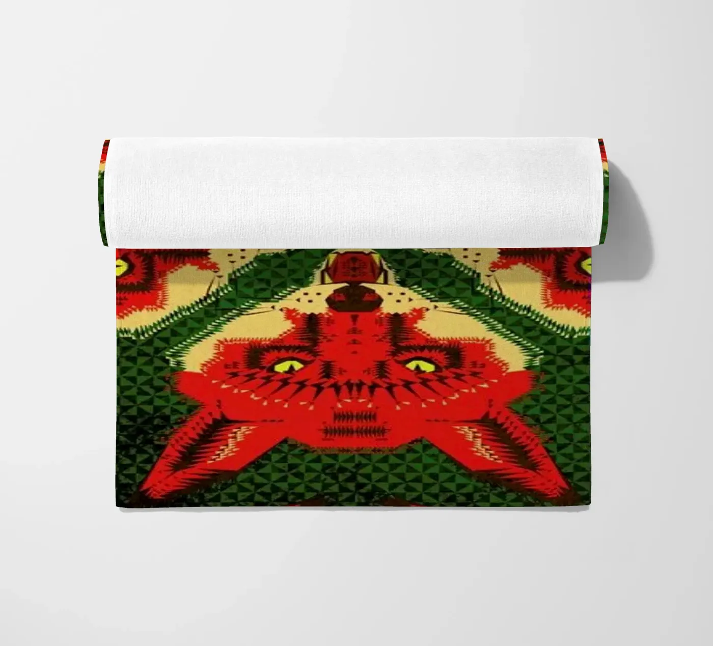 Geometric Fox Pattern serviette de plage de Chobopop