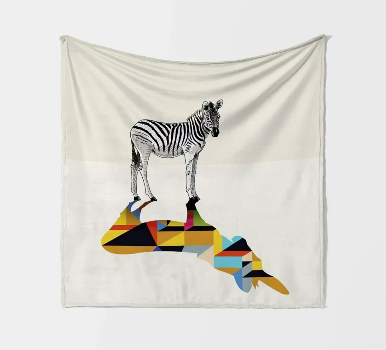 Walking Shadow - Zebra coperta in pile da Jason Ratliff
