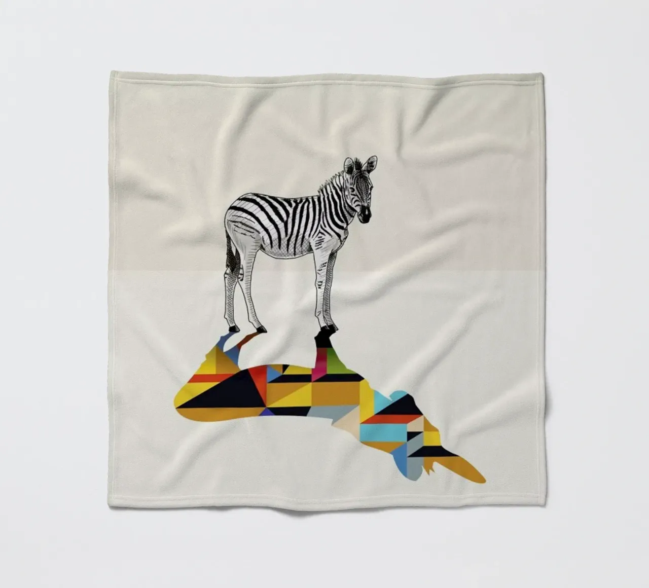 Walking Shadow - Zebra coperta in pile da Jason Ratliff