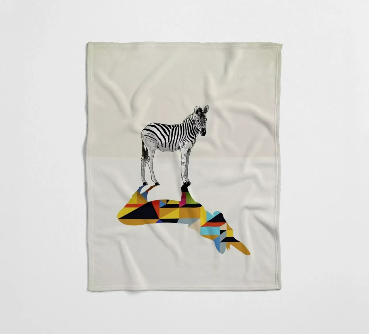 Walking Shadow - Zebra coperta in pile da Jason Ratliff