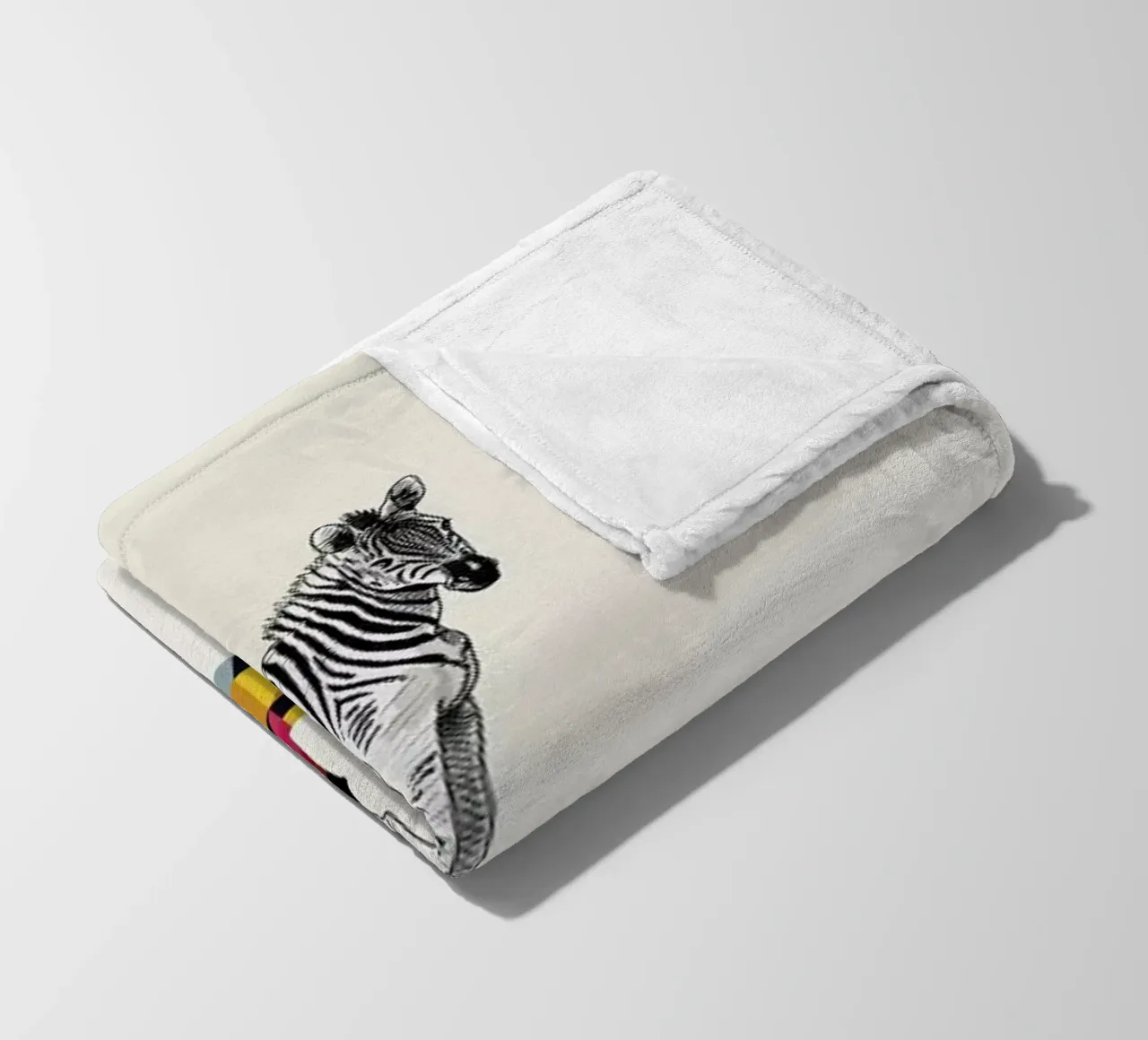 Walking Shadow - Zebra coperta in pile da Jason Ratliff