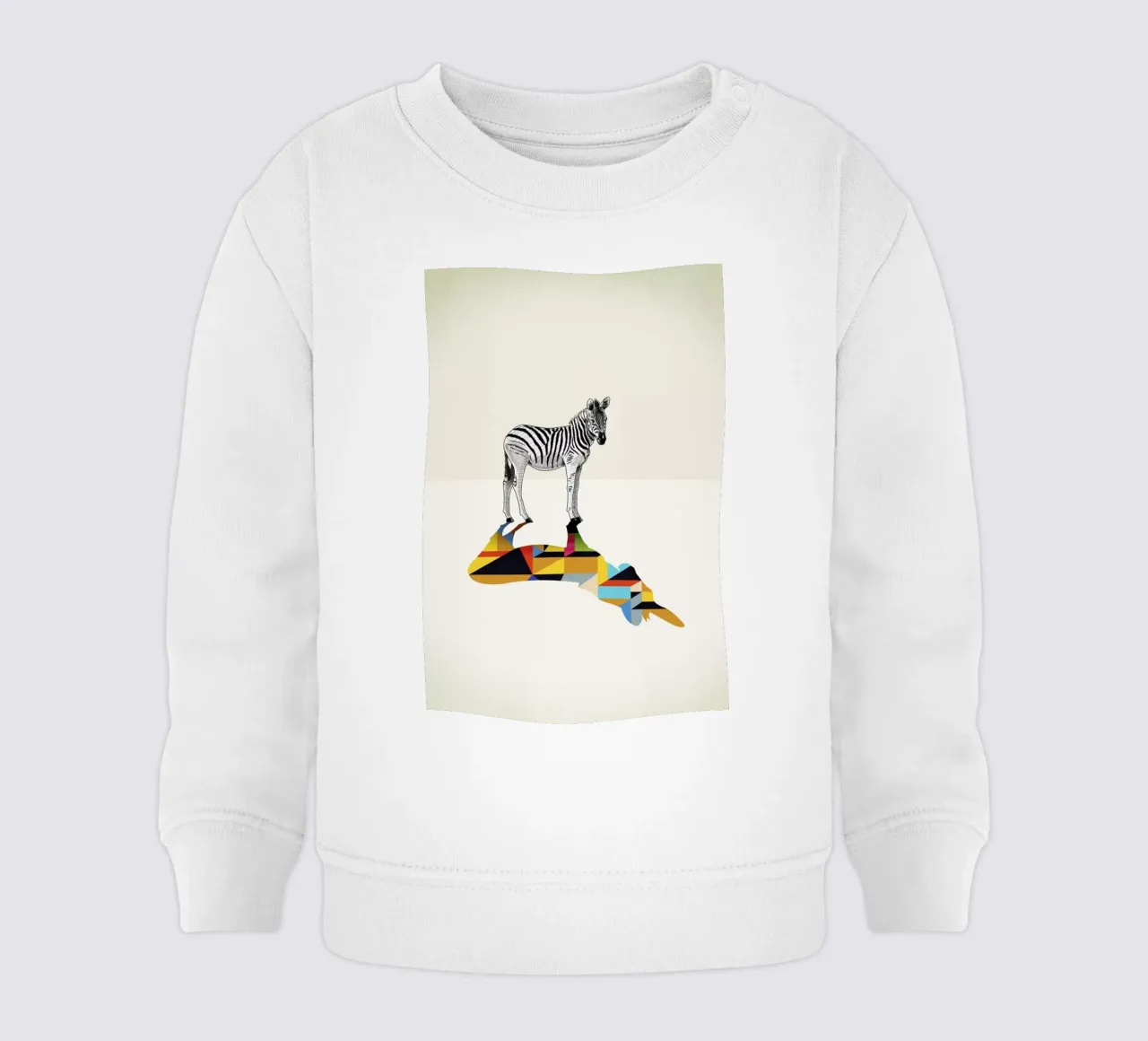 Walking Shadow - Zebra felpa neonato da Jason Ratliff