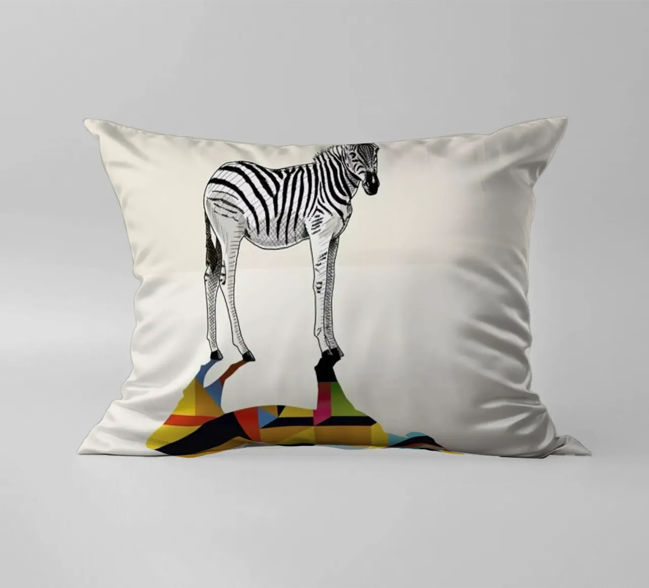 Walking Shadow - Zebra cuscino da Jason Ratliff