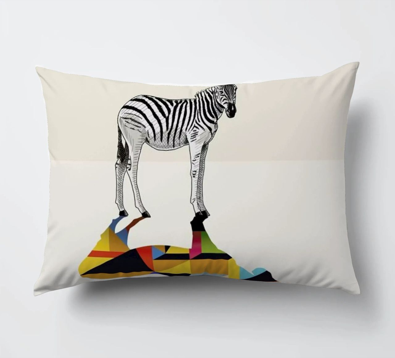 Walking Shadow - Zebra cuscino da Jason Ratliff