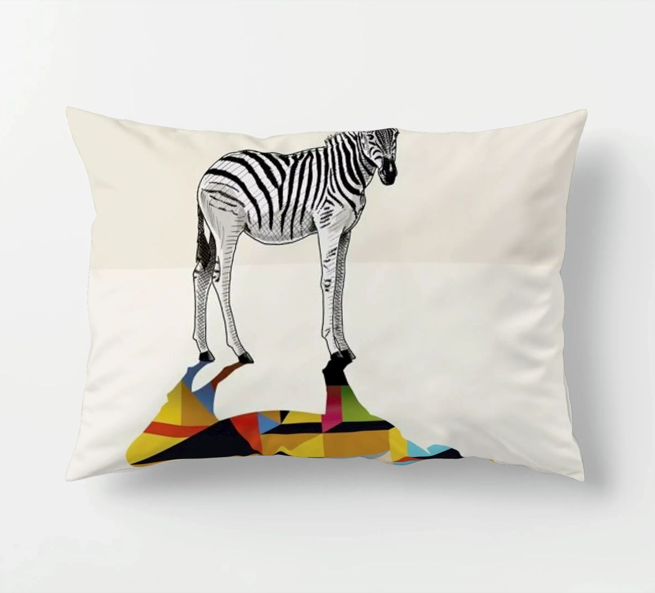 Walking Shadow - Zebra cuscino da Jason Ratliff