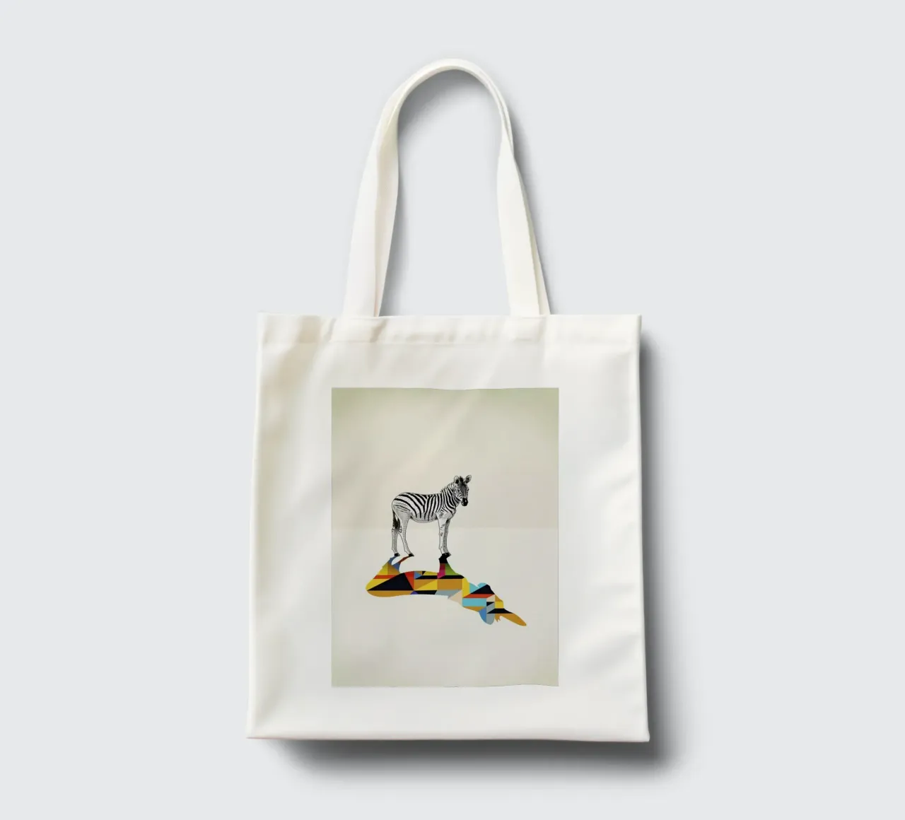 Walking Shadow - Zebra borsa in juta da Jason Ratliff