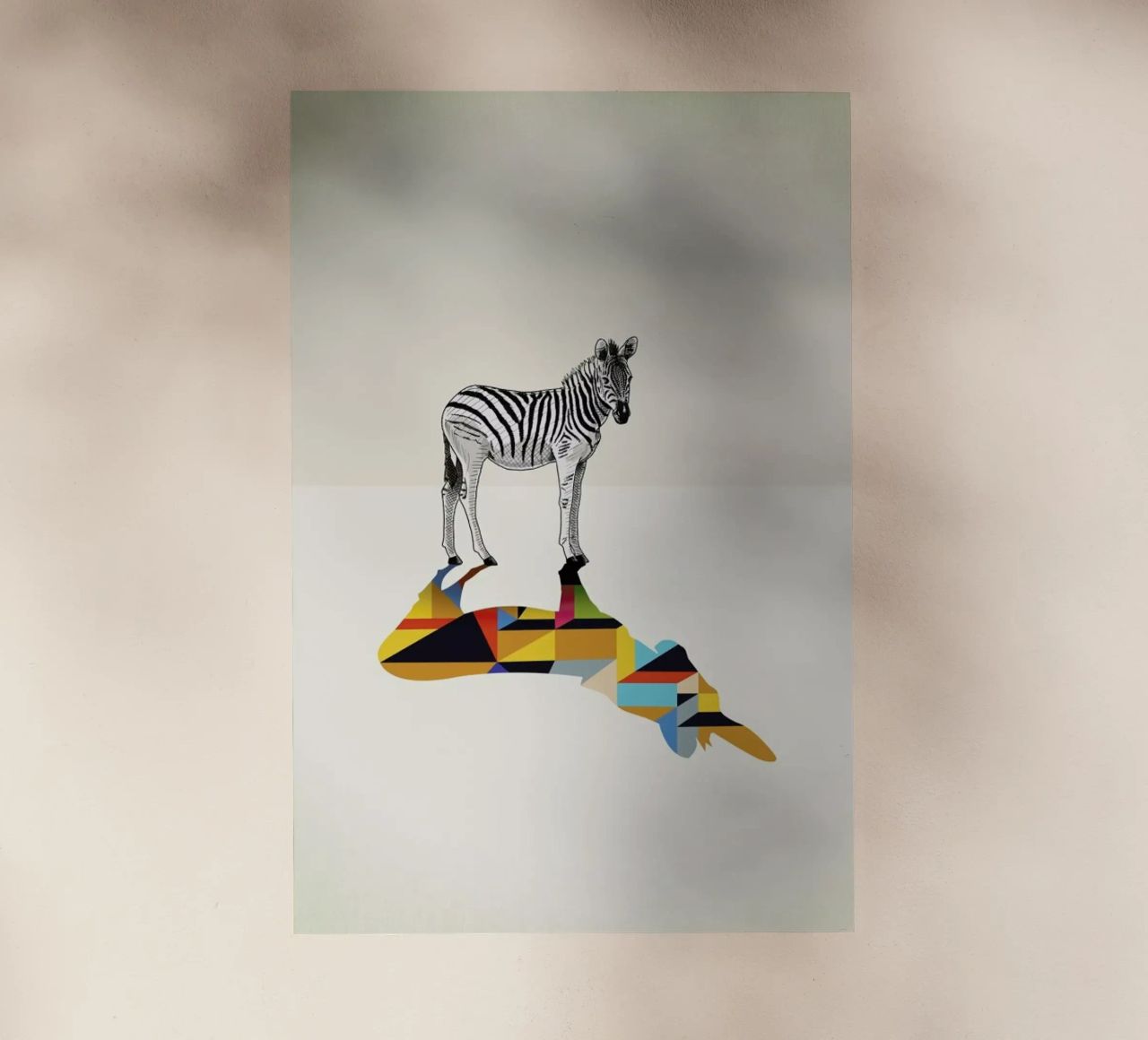 Walking Shadow - Zebra pellicola backlit da Jason Ratliff