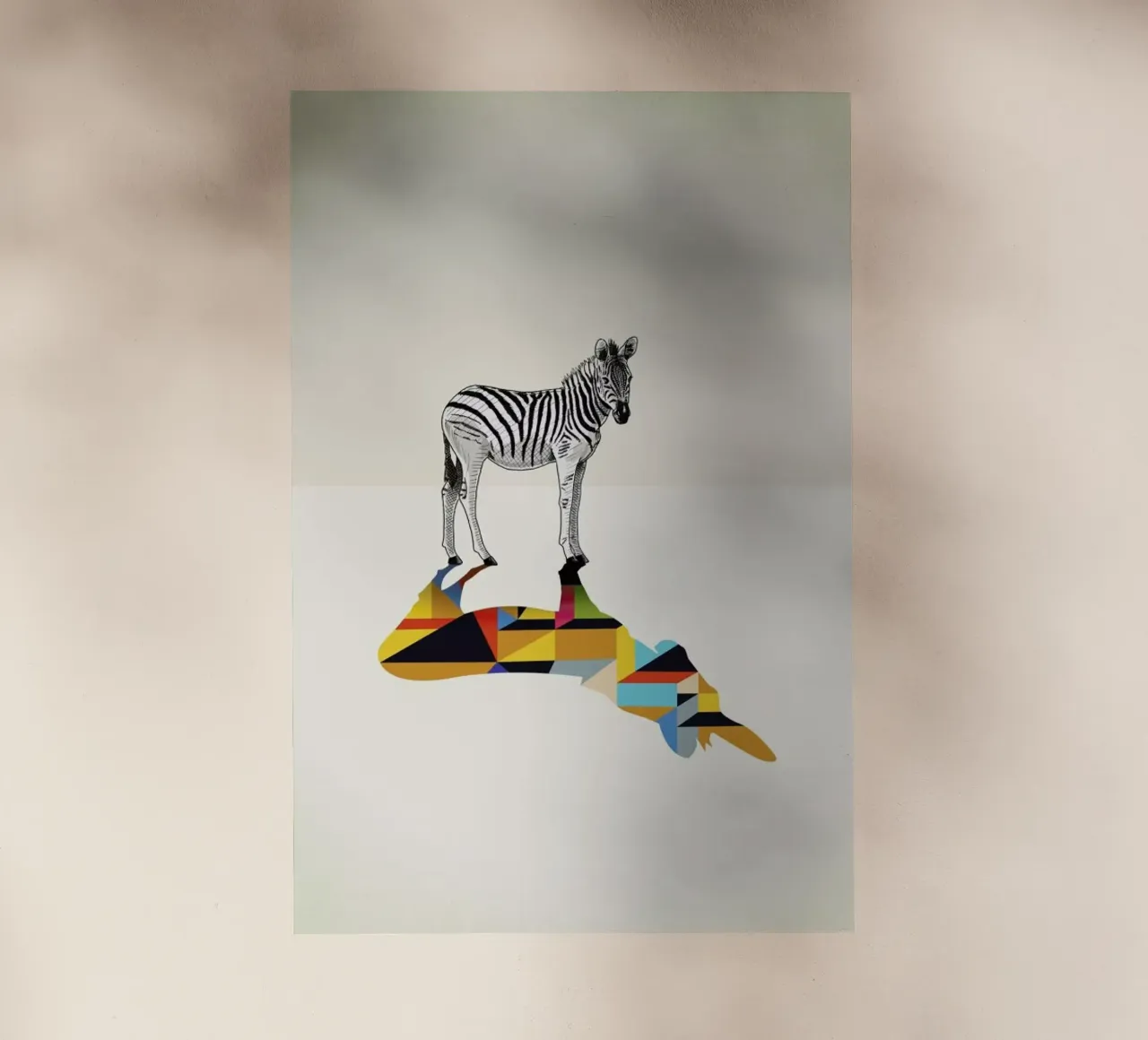 Walking Shadow - Zebra pellicola backlit da Jason Ratliff