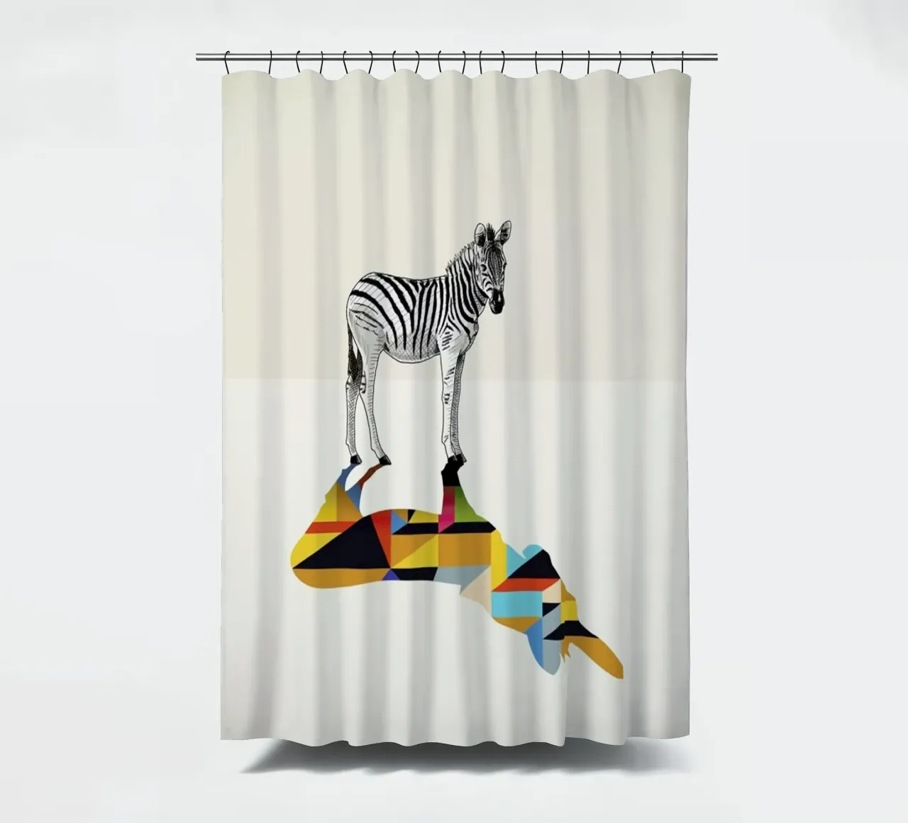 Walking Shadow - Zebra tenda da doccia da Jason Ratliff