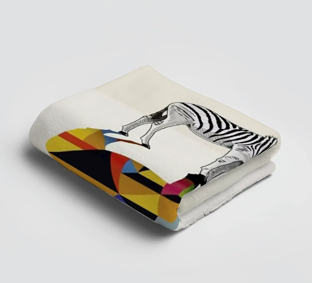 Walking Shadow - Zebra asciugamano da bagno da Jason Ratliff