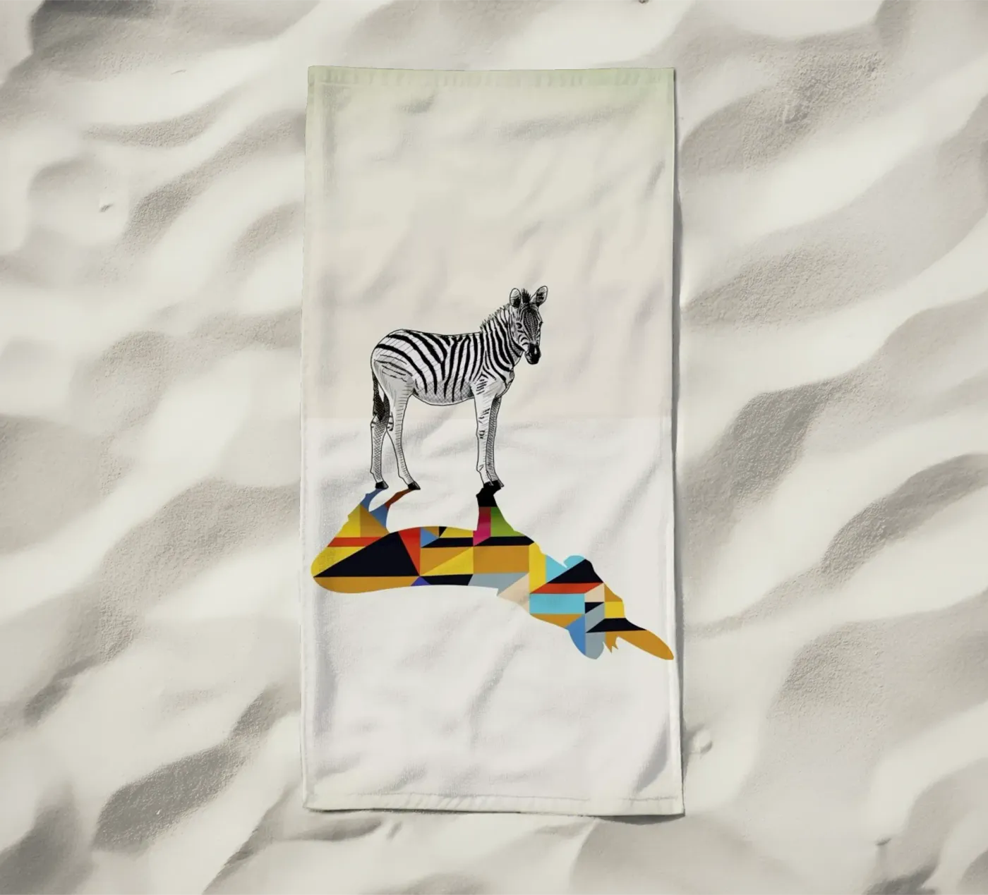 Walking Shadow - Zebra telo mare da Jason Ratliff