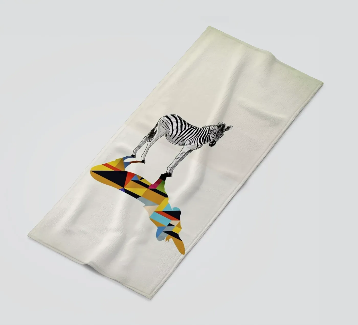 Walking Shadow - Zebra telo mare da Jason Ratliff