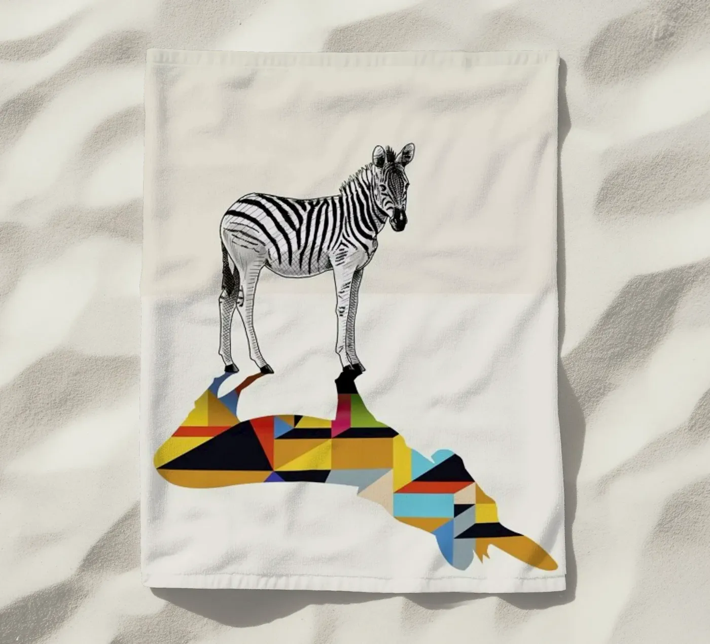 Walking Shadow - Zebra telo mare da Jason Ratliff