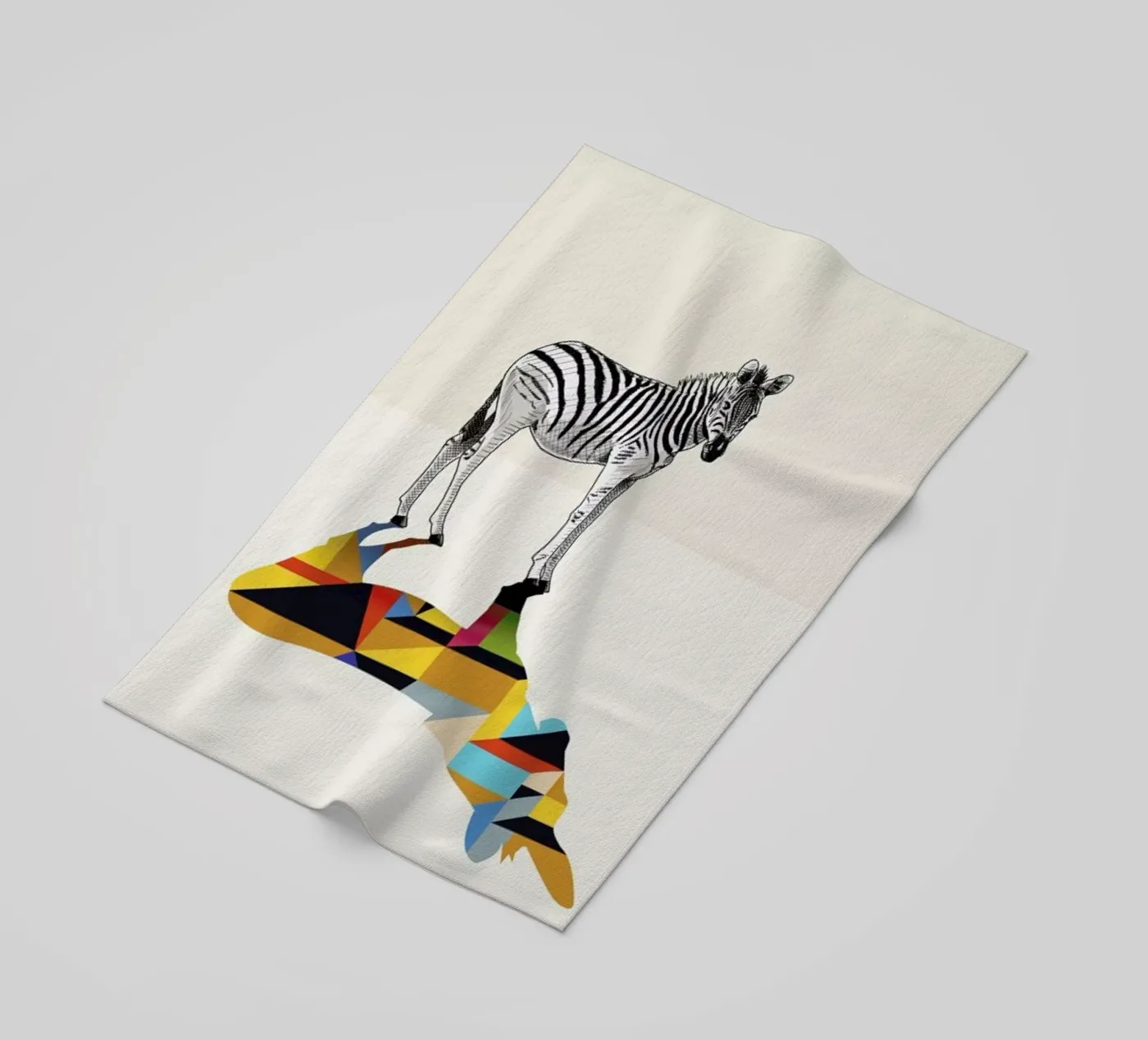 Walking Shadow - Zebra telo mare da Jason Ratliff