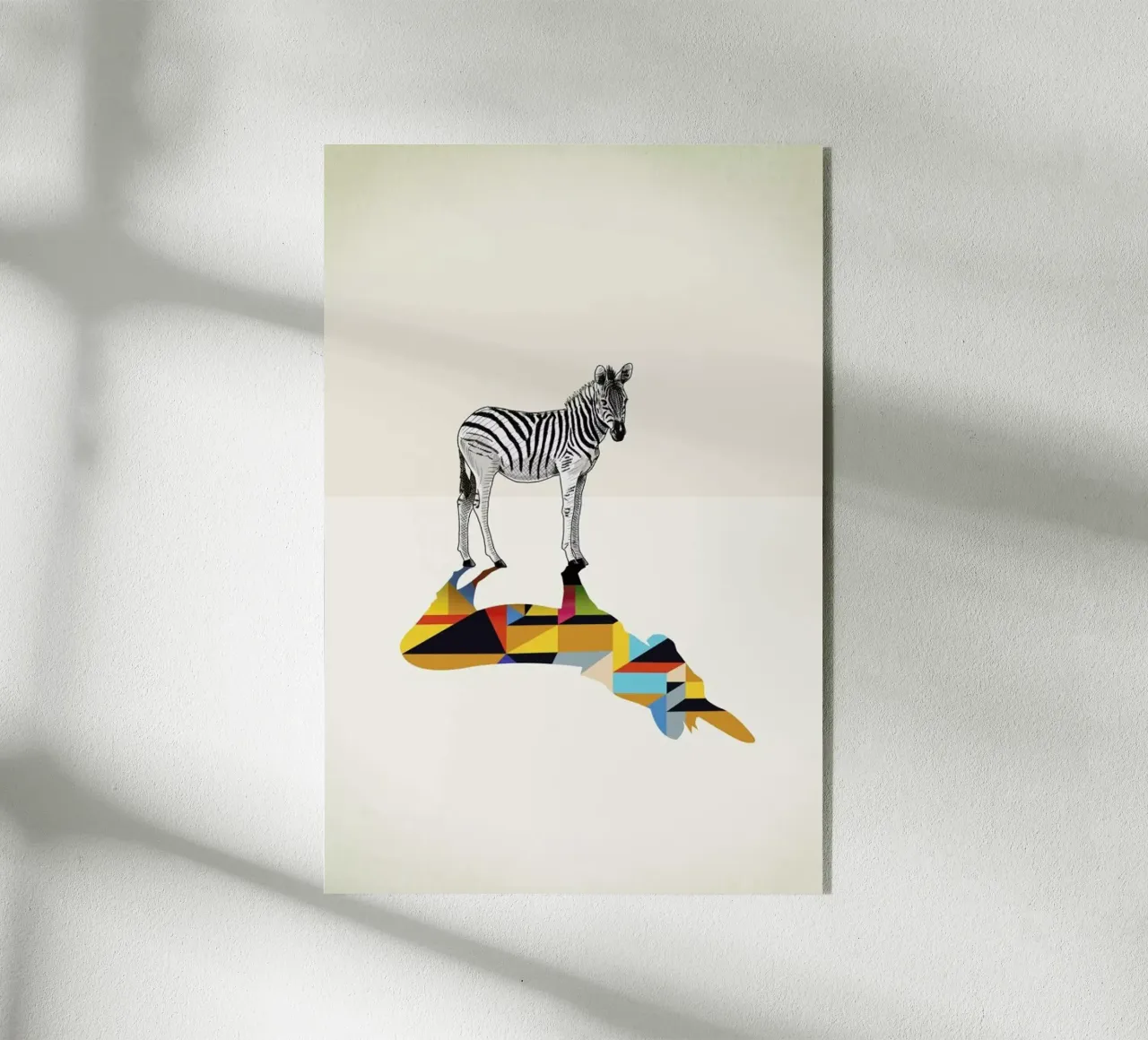 Walking Shadow - Zebra plexiglass da Jason Ratliff