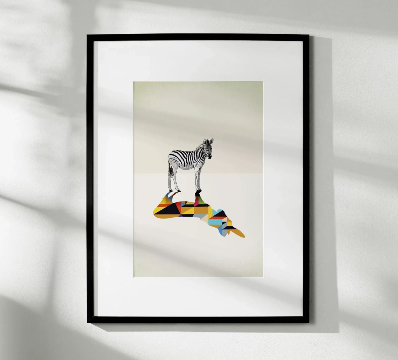 Walking Shadow - Zebra carta hahnemühle da Jason Ratliff