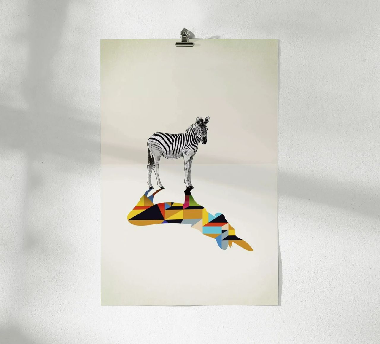 Walking Shadow - Zebra carta hahnemühle da Jason Ratliff