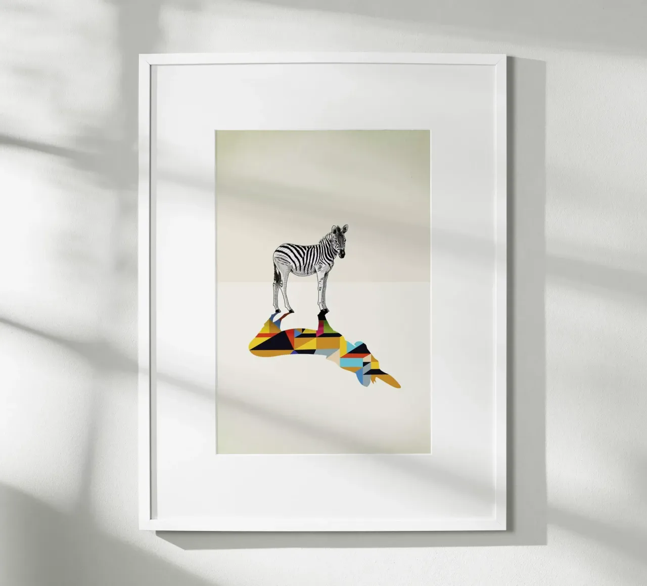 Walking Shadow - Zebra poster da Jason Ratliff