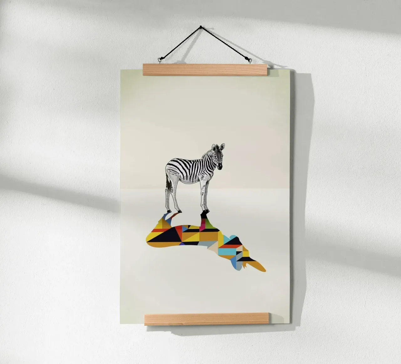 Walking Shadow - Zebra poster da Jason Ratliff